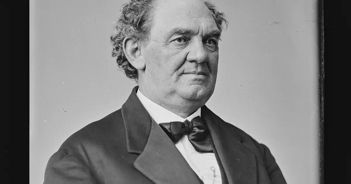 Ảnh chân dung P. T. Barnum chụp tại xưởng ảnh của Mathew Brady, thế kỷ 19.