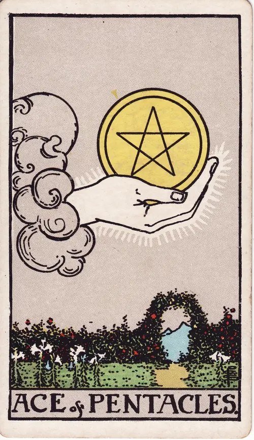 ace of pentacles