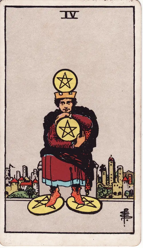 four of pentacles