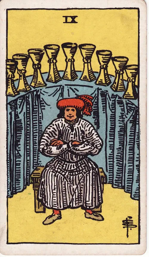 nine of cups