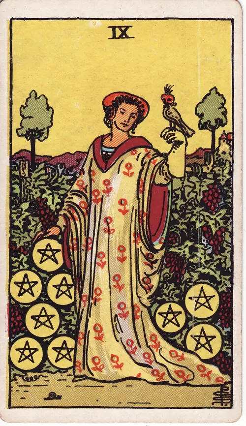 nine of pentacles