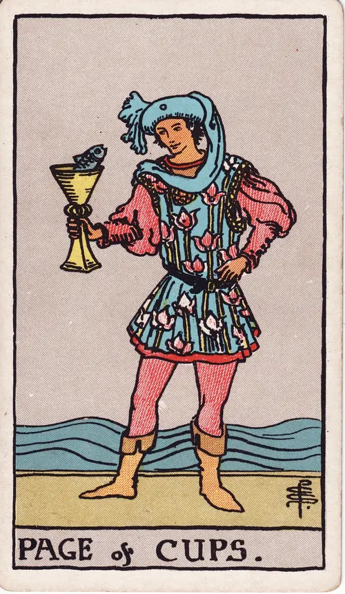 page of cups