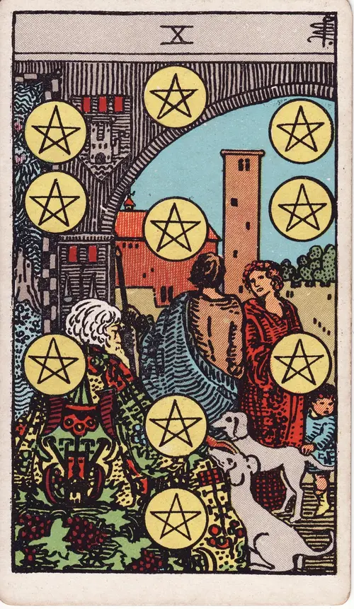 ten of pentacles