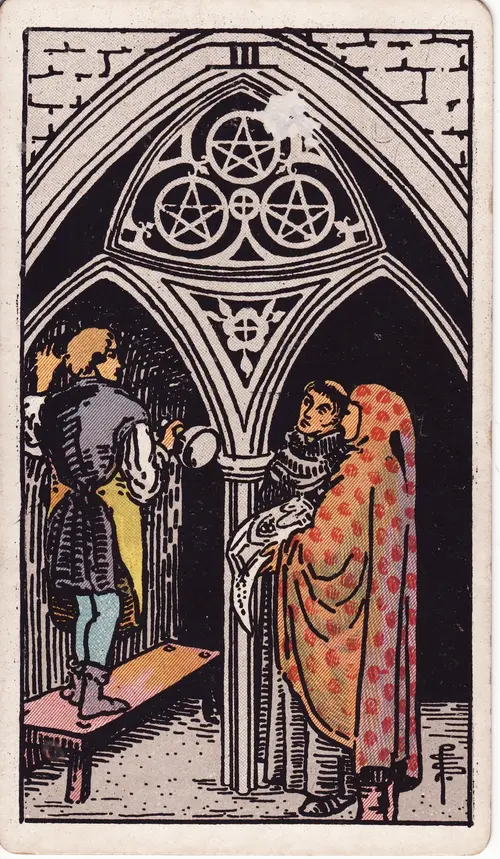 three of pentacles
